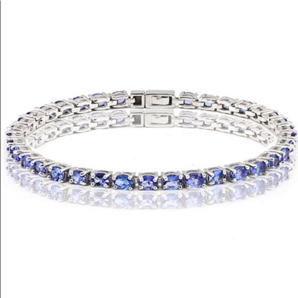 4 & 4/5 CT Tanzanite tennis bracelet